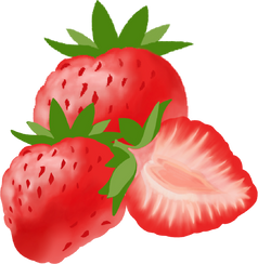 Fresh Organic Strawberries Fruit