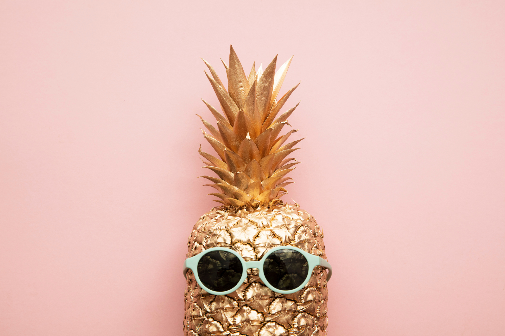 Pineapple Wearing Summer Sunglasses